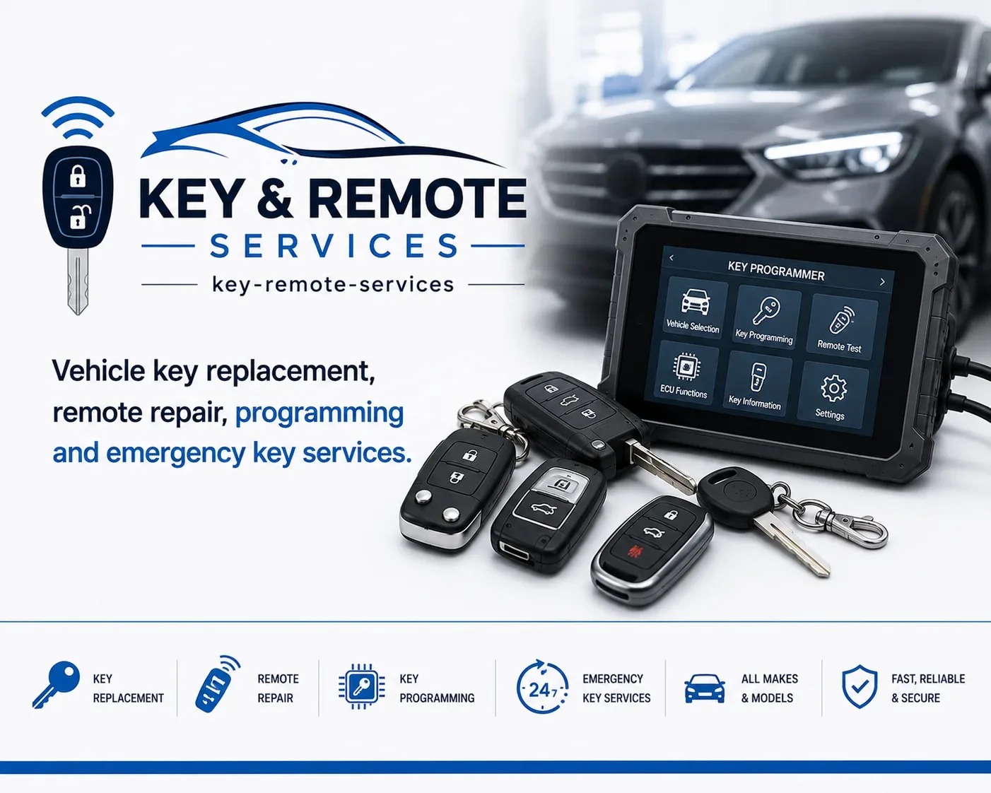 Vehicle key and remote services
