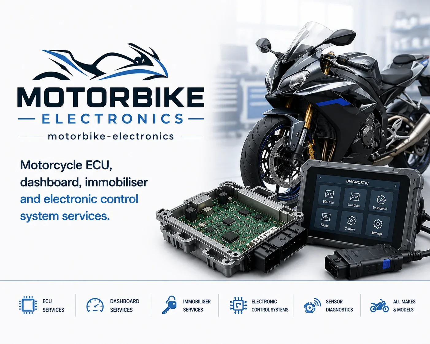 Motorbike electronics repair services