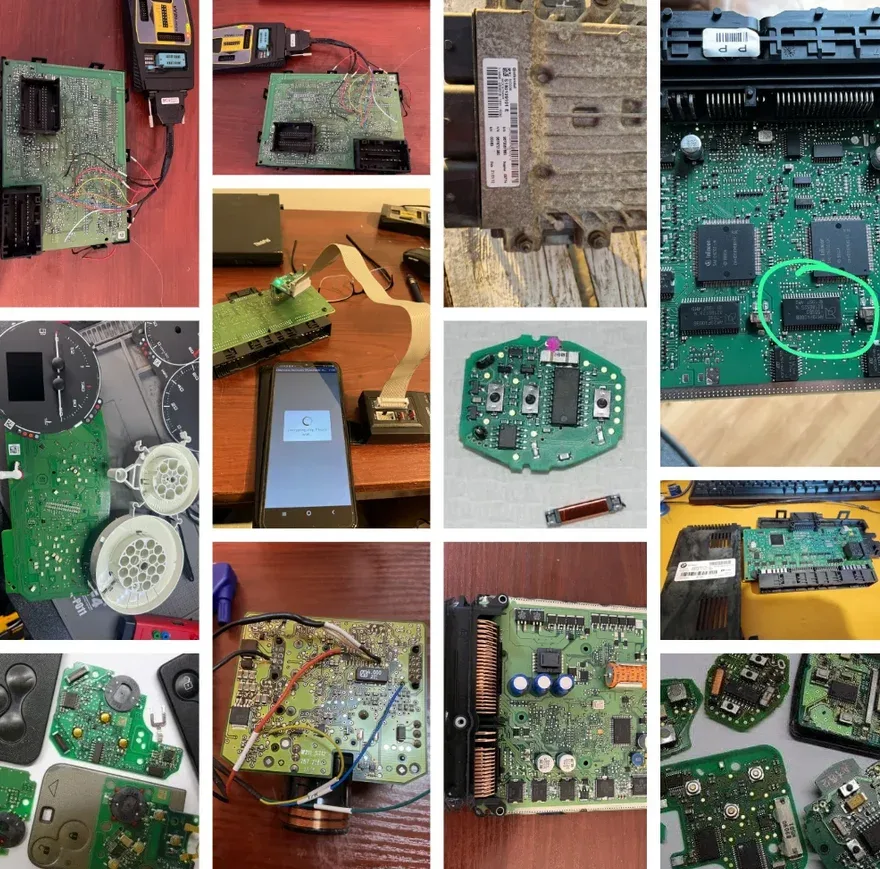 Automotive electronics repair and ECU cloning